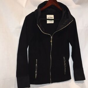 Old Navy Black Fleece Jacket | XS